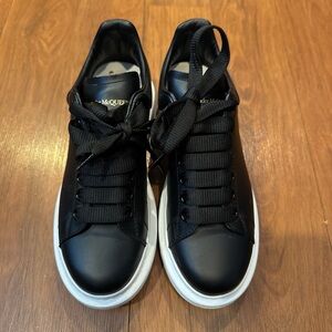 Alexander McQueen Black and White Kids Sneakers